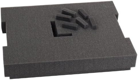 Bosch Foam-101 Pre-Cut Foam Insert 102 for use with L-Boxx1, Part of Click and Go Mobile Transport System by BOSCH