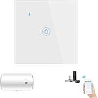 XUELILI Smart Immersion Heater Timer Switch, 2.4Ghz WiFi Water Heater  Switch, Smart Wall Touch Boiler Switch with Timer Works with Alexa, Google  Home and Smart Life APP, White, 20A, 4400W : Amazon.co.uk: