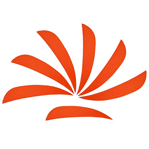 ZSHJG 50pcs Plume de Flèche Empennage de Flèche 3 Pouces Fletches Naturelles Aile Droite pour Les Flèches de Bricolage Arbalète Flèches de Carbone