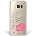 Produktbild Samsung Galaxy S7 Hülle, WoowCase® [Hybrid] Handyhülle PC + Silikon für [ Samsung Galaxy S7 ] Phrase und Lippen - Tienes tres opciones te beso, me besas o nos besamos Handytasche Handy Cover Case Schutzhülle - Transparent
