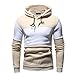 Produktbild Btruely Kapuzenpullover Herren Hooded Sweatshirt Herbst Patchwork Pullover Männer Outwear Langarm T-Shirt Basic Hoodie Langarmshirt