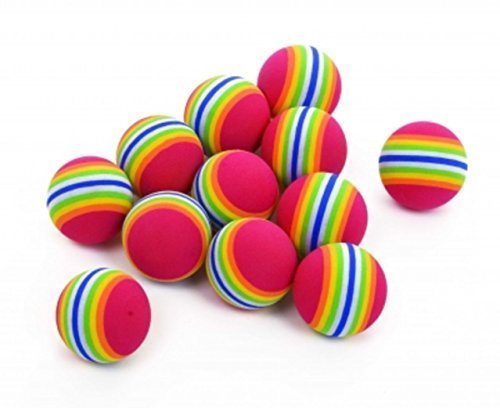 Kids Outdoor Fun Toys Vinyl Playballs Rainbow Stripe Foam Balls - Pack Of 48 reviews Kids Outdoor Fun Toys Vinyl Playballs Rainbow Stripe Foam Balls - Pack Of 48