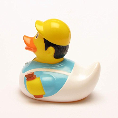 DUCKSHOP | Maurer Badeente | Quietscheente | L: 7,5 cm - 4