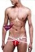 Produktbild Sexy String Unterwäsche Für Herren, Sansee Hollow Out Sexy Unterwäsche Männer Schriftsätze Mens Sheer Dew Gesäß T-back Unterwäsche (XL, #1172 Rot)