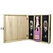 Produktbild 75cl Rosa Moet & Chandon Rose Imperial Champagner mit 2 Champagnerflöten in einer Geschenkbox aus Holz - Ideen für Geburtstag, Jubiläum, Weihnachten, Valentinstag, Business und Corporate