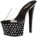 Produktbild Pleaser STARDUST-701, Damen Plateau Sandalen, Schwarz (Clr/Blk), 38 EU (5 DDamen UK)