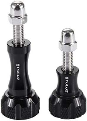 Thumbscrew Set for Gopro HERO5/HERO4 Session/HERO 5/4/3+/3/2/1,Diadia Thumb Screw Bolts PULUZ Metal Thumb Knob Stainless Bolt Nut Screw Set (Black)