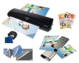  Verpackungsteam Olympia A230 - Plastificadora (incluye 60 fundas, guillotina para papel y para esquinas y 73 hojas de papel fotográfico)