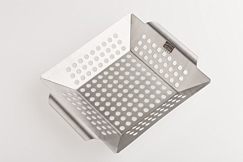 Grillkorb, Schale, Korb für Barbecue Gemüse auf Backofen und Grill