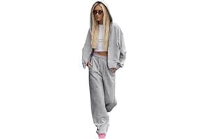 IFFEI tracksuit womens full set airport outfits women 2025 travel co ord sets two piece track suits lounge wear sets gym joggers comfort long sleeve Activewear Zip Coat Autumn Winter