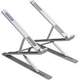 &Ccedil;ift Katlı Ayarlanabilir Laptop Stand Katlanabilir Al&uuml;minyum Tablet Notebook Stand Diz&uuml;st&uuml; Bilgisayar Standı