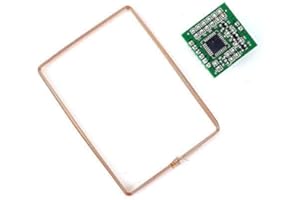 AILOVA Modulo Lettore RFID,Scheda Card Reader Controllo Senza Contatto Uart 134.2Khz Fdx-B Em4305 con Antenna per Pennarelli a Maglia