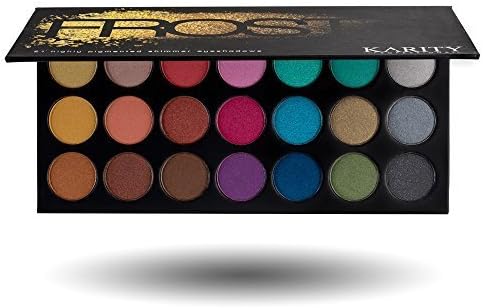 21 Highly Pigmented Professional Eyeshadow Palette Eye Shadow Makeup Kit Set Pro Palette High-end Formula (Frost (shimmer)) by Karity