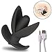 Produktbild SXOVO Silikon USB Analvibratoren Analplugs Vibrator Butt Plug Vibratoren für Männer Massagegeräte Masturbatoren P Punkt Stimulator mit Angel Wings
