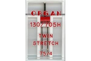 GROßHANDEL FÜR SCHNEIDERBEDARF Organ Twin Stretch Doppelnadel 4,0 - 75er 5102057