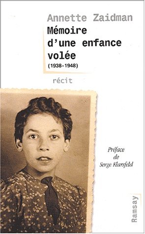 couverture de : M&lsquo;moire d'une enfance vol&lsquo;e