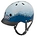 Price comparison product image Nutcase Street Fahrrad Helm Motiv Visier Anpassbar Magnetverschluss Bike Skateboard Inlineskating Rad, NGT3, Farbe Timberline, Größe M
