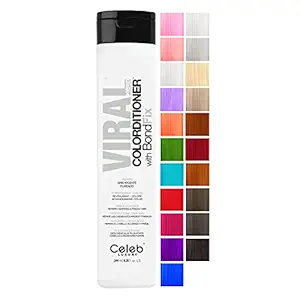 Celeb Luxury Viral Colorditioner, Professional Semi-Permanent Hair Color Depositing Conditioner, Silver