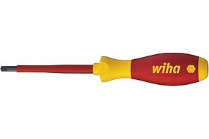 Wiha Schraubendreher SoftFinish® electric PlusMinus/Pozidriv (30701) SL/PZ2 x 100 mm VDE geprüft, stückgeprüft, ergonomischer Griff für kraftvolles Drehen, Allrounder für Elektriker