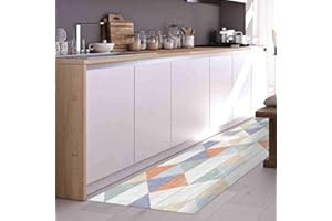 CREARREDA Tappeto cucina in vinile Passatoia cucina in vinile Tappetino da Cucina Antiscivolo Passatoia antiscivolo e lavabile in vinile 100% made in Italy