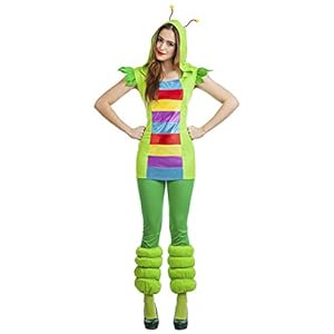 DISFRAZ GUSANITA TALLA M/L TAMAÑO ADULTO