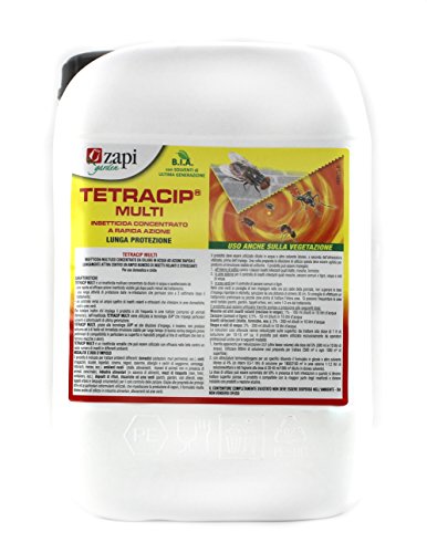 TETRACIP MULTI INSETTICIDA CONCENTRATO A RAPIDA AZIONE E LUNGA PROTEZIONE IN CONFEZIONE DA 5 LT