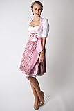 Ludwig und Therese Trachten Dirndl Amy midi rosa 11200 - 5