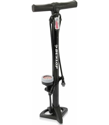 Pompa A Pedale Per Bicicletta | Doppio Cilindro | Compatibile AV/DV/SV | Con Accessori Per Palloni