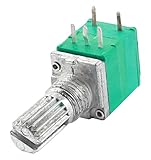 interruptor potenciometro electrónico Nombre del producto: Rotary potenciómetro ganado/OFF interruptor; Modelo: B50 K; Tecnología: Película de carbono