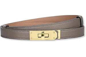 HEVIBK Ledergürtel Damen Gürtel Taillengürtel Damengürtel Leder Jeansgürtel Echtleder 18mm Breit schmaler Gürtel