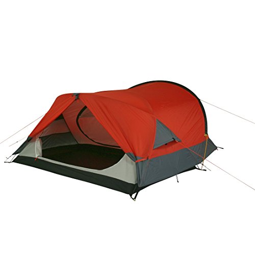 10T Silicone Biker – 2-Personen Touren-Geodät-Zelt mit großer Apsis silikonisiert Alu-Gestänge Packmaß ø18×45 WS=5000mm - 10