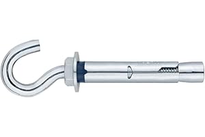 INDEX A PERFECT FIXING Index Fixing Systems ch-ga – Pack de 100 fixations antigiro pour charges hautes, de crochet (recouvrement zingué), ACHG08C