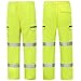 Produktbild Phoenix Flammfest Komfort Cargohosen mit zwei Reflektierende Bänder EN471. Hi Vis Fluoreszierend Gelb Größen 28" Regulär - 54" Hoch - Kommt mit Tigerbox Antibakteriell Stift - Gelb, 52W x Regular