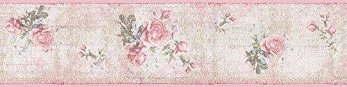 A.S. Création selbstklebende Bordüre Only Borders 9 Borte beige grün rosa 312051