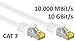 Produktbild Kab24® Rj45 Patchkabel Netzwerkkabel Computerkabel Internetkabel CAT 7 Rohkabel 600 MHz mit CAT6a Stecker Halogenfrei 10 GBit/s reines Kupfer