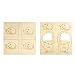 Produktbild RAYHER 62605000 Holz Mobile-Set Katze FSC 100%, 21 x 21 cm, 9-teilig, 4 m Schnur, SB-Beutel 1-Set