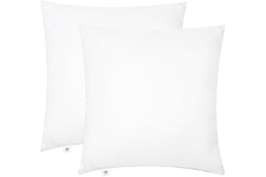 Makimoo Kopfkissen 2er Set (45 x 45 cm), Kissen für Bett und Dekokissen, Polyester Innenkissen Füllkissen for Sofakissen Zierkissen