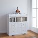Infantastic Baby Changing Table Unit with Drawers (White) Nursery Furniture Storage Station
