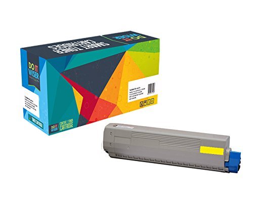 Doitwiser Toner 4-Farben-Set kompatibel für Okidata C822 Oki C822dn C822n - 5