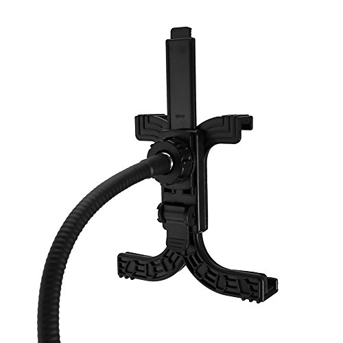Tablet Halterung 360 Grad Einstellbar Desktop Ständer Stabil Handyhalter Notebookständer für Smartphone und Tablet Schwarz - 5