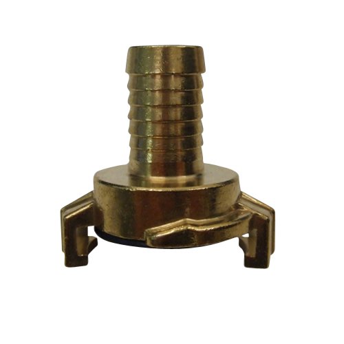 Messing-Kupplung 3/4" Zoll mit Tülle Schnellkupplung Schlauchkupplung Geka