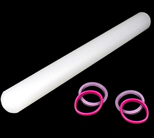 Ausrollstab Set 50 cm + 22 cm Rollstab STAR-LINE® Der Roll Stab ist Anti-Haft beschichtet und erleichtert das saubere Arbeiten – Fondant-Rolle Teigrolle Tortendeko NEU - 5