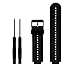 Produktbild YUYOUG_watch strap yuyoug Weiche Silikon Gurt Ersatz Armbanduhr Band Verstellbar Armband für Garmin Forerunner 735 x T Watch mit 2PC Treiber, Schwarz