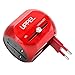 Produktbild Adapter/USB Reise-Stecker/Reiseadapter/Reisestecker Universal QC3.0 US, UK, AU, EU Ladegerät Stecker USB Port Travel Plug (Rot)