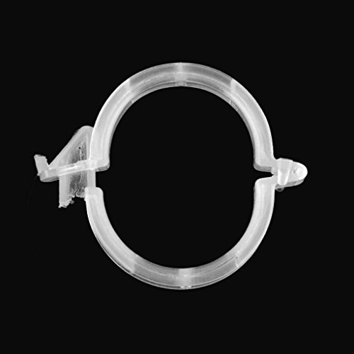 Gazechimp 100pcs Weiß Pflanzenclips pflanzenklammern Tomatenclips Verbinden Pfeffer Gurke Reben , Kunststoff - 5