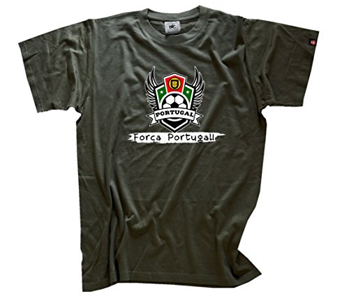 EM Football Collection 2016 fussball – Portugal T-Shirt Olive M