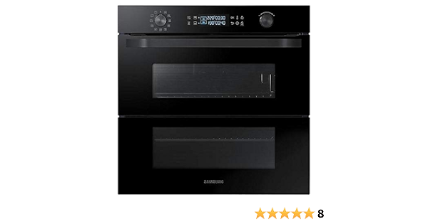 Samsung - Forno multifunzione Dual Cook Flex da incasso NV75N5641RB  finitura vetro nero da 60cm : Amazon.it: Grandi elettrodomestici
