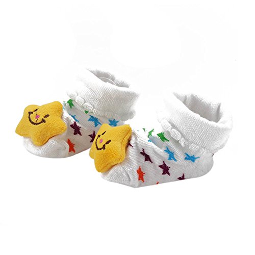 Etosell Kids Baby Unisex Newborn Animal Cartoon Socks Cotton Shoes Boots D