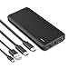 Produktbild aceyoon Powerbank 20000 mAh 3A Fast Charger Schnelllade [Dual USB +Micro USB +Typ C Port] PD Power Delivery USB C Externe Batterie LCD Multi Voltage 5V 9V 15V 20V Kompatible mit Handy Laptop MEHRWEG