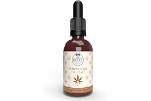 BELLY OUR MUTUAL FRIEND Belly Aceite de Cáñamo Calmante para Perros, 100ml - Complemento Alimenticio a Base de Omega 3 y 6 - Aceite Cañamo Perros Rico en Vitaminas A, B, E, C y D - Reduce la Ansiedad y Mejora el sueño